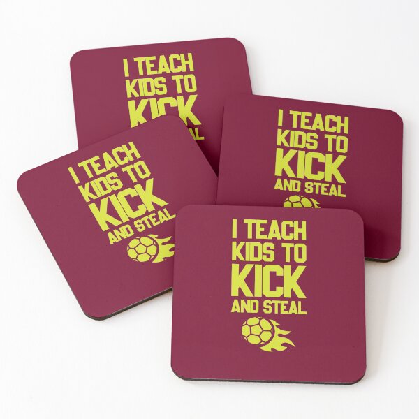 Item preview, I Teach Kids To Kick And Steal | Football Coach Trainer Soccer Gift designed and sold by trendo.