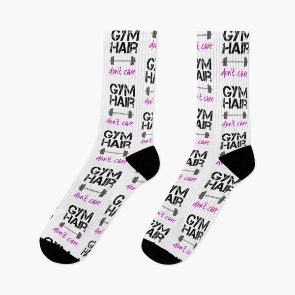 Item preview, Workout Saying Gym Hair Don't Care Fitness Health Quote Pink designed and sold by CreatedByHeidi.