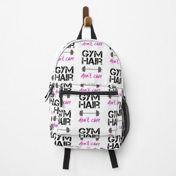 Item preview, Workout Saying Gym Hair Don't Care Fitness Health Quote Pink designed and sold by CreatedByHeidi.