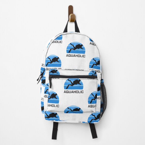 Item preview, Aquaholic Scuba Diver Funny Love Diving Ocean Water Dive  designed and sold by CreatedByHeidi.