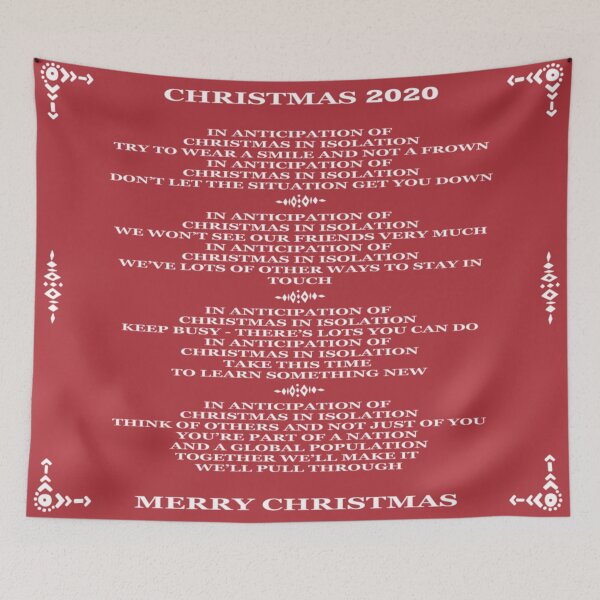 Item preview, Christmas in Isolation Poem designed and sold by CoolYule.