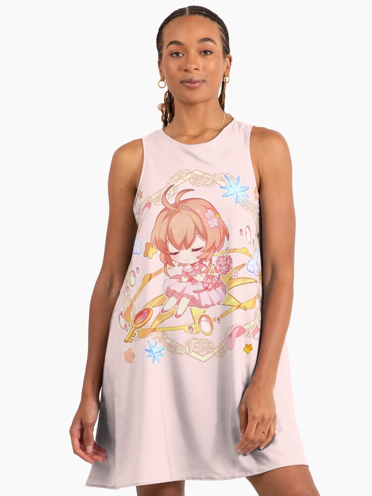 white christmas dresses Cardcaptor Sakura Daily Casual Cosplay Costume main image 0