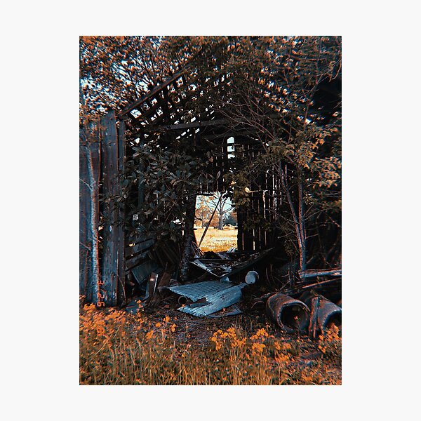 Item preview, Collapsed Barn in Fall designed and sold by Huemane.