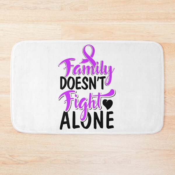 Item preview, Pancreatic Cancer Awareness Ribbon Purple Family Support design designed and sold by CreatedByHeidi.