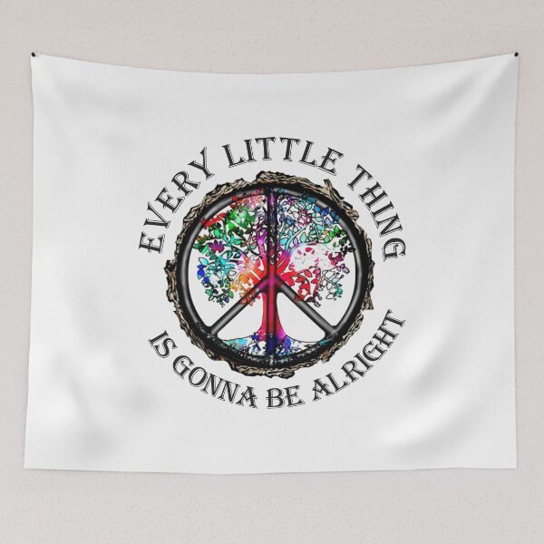 Item preview, Hippie Every Little Thing Is Gonna Be Alright designed and sold by AmeliaWilkDes.