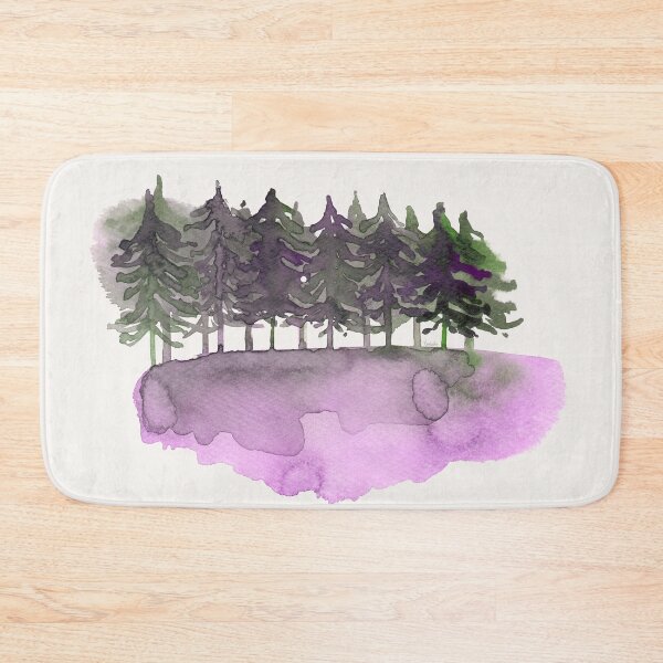Item preview, Forest in purple green designed and sold by RanitasArt.