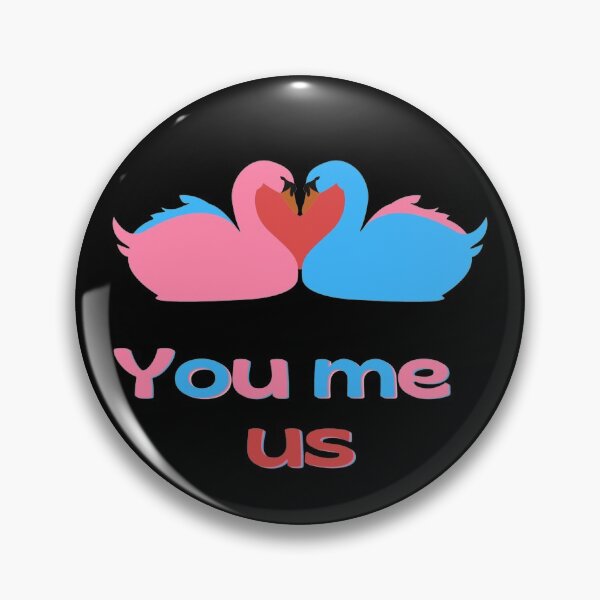 Item preview, you me and us  swans heart designed and sold by Indite.