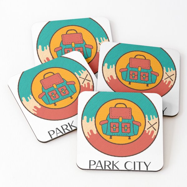 Item preview, Park City Utah Backpacker Patch Collection designed and sold by VHIndy-Tees.