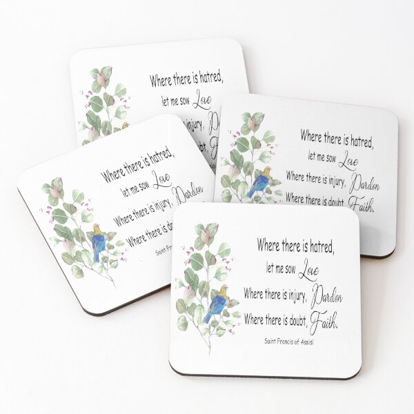Item preview, St francis of assisi prayer designed and sold by latiendadearyam.
