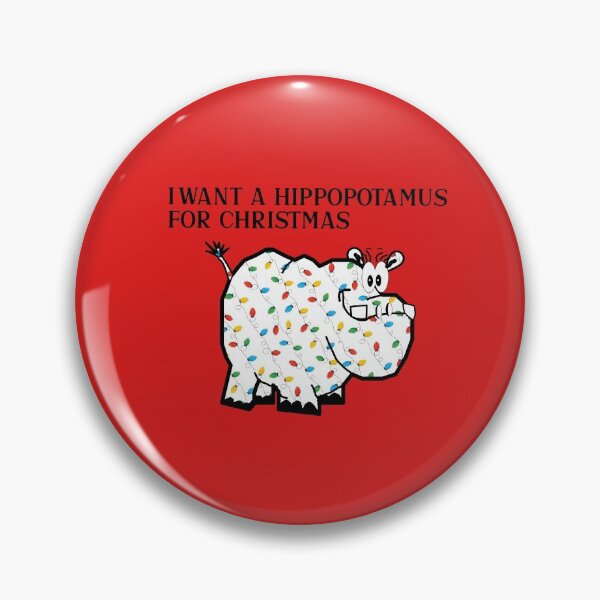 Artikelvorschau, Ich möchte ein Hippopotamus für Weihnachten entworfen und verkauft von Graykat.