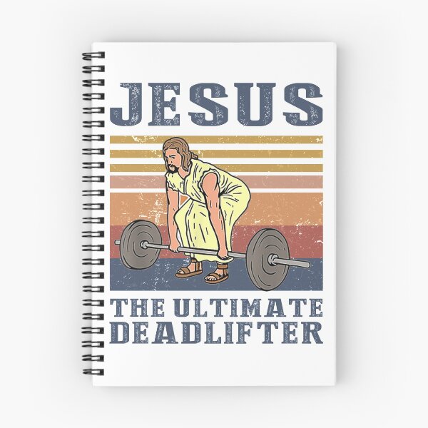 Item preview, Jesus The Ultimate Deadlifter designed and sold by AmeliaWilkDes.