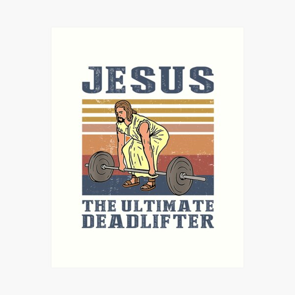 Jesus The Ultimate Deadlifter Coffee Mug, Gym Mug, Crossfitter Gift