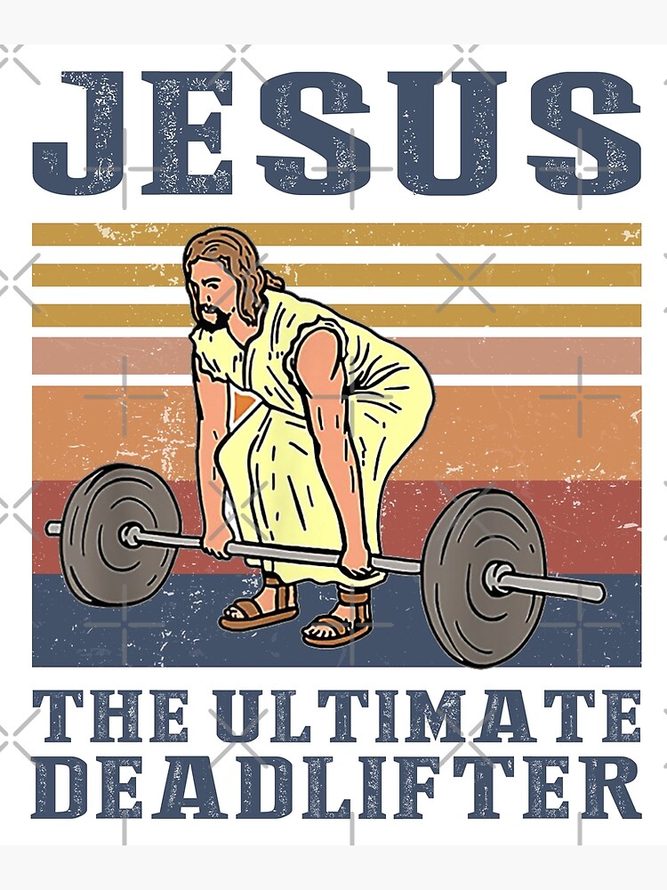 Jesus The Ultimate Deadlifter Coffee Mug, Gym Mug, Crossfitter Gift 