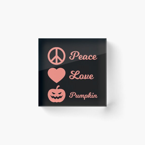 Item preview, Peace Love Pumpkin designed and sold by Albatrozz.