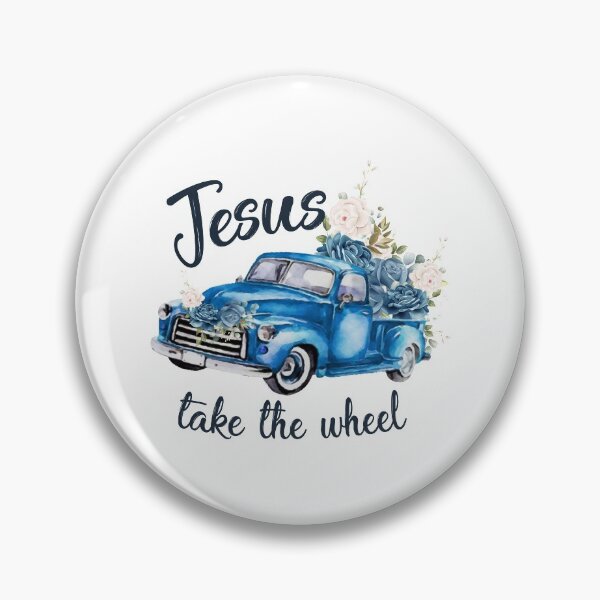 Item preview, jesus take the wheel blue car designed and sold by AmeliaWilkDes.