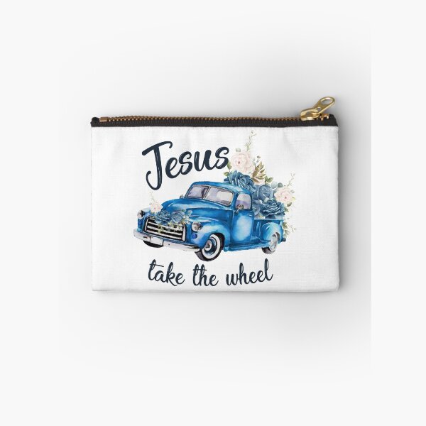 Item preview, jesus take the wheel blue car designed and sold by AmeliaWilkDes.