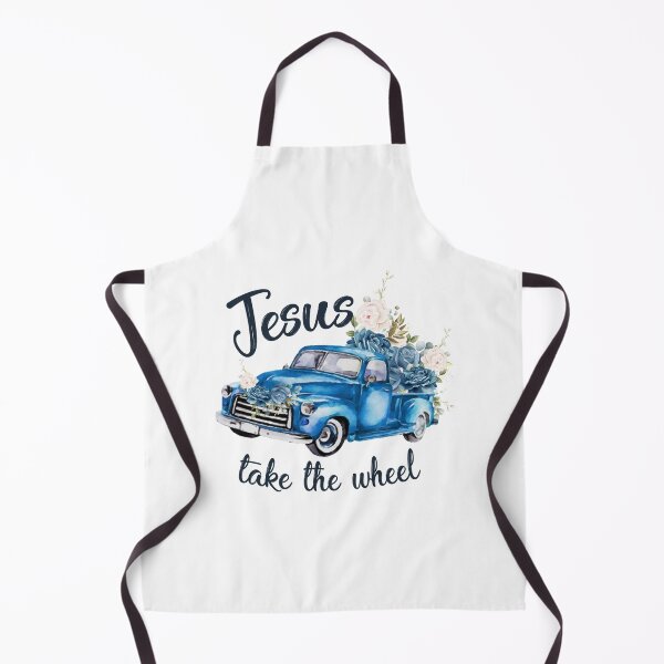 Item preview, jesus take the wheel blue car designed and sold by AmeliaWilkDes.