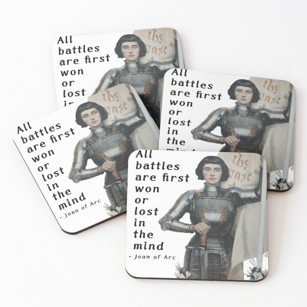 Item preview, Joan of Arc - Battle Quote designed and sold by couragetoday.