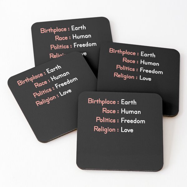 Item preview, Birthplace Earth Race Human Politics Freedom Religion Love designed and sold by Albatrozz.