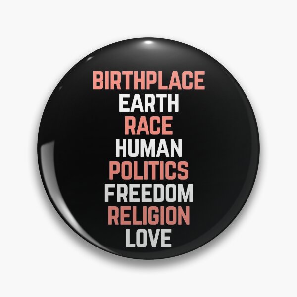 Item preview, Birthplace Earth Race Human Politics Freedom Religion Love designed and sold by Albatrozz.