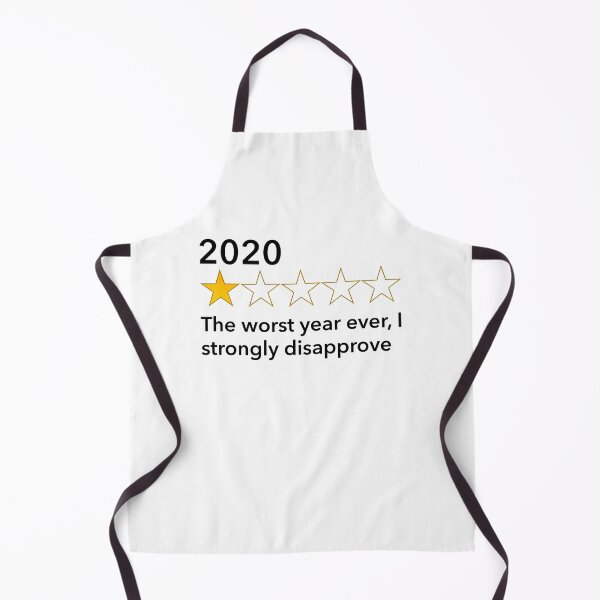 Item preview, Sarcastic 2020 Review - Worst Year Ever Rating - 1 Star print designed and sold by CreatedByHeidi.