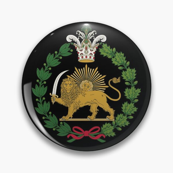 Item preview, Shir o Khorshid Qajar Dynasty Imperial Emblem Persian  designed and sold by h44k0n.