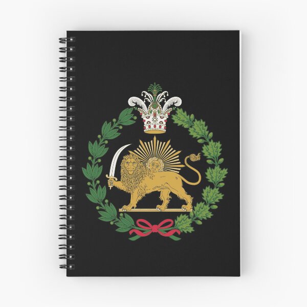 Item preview, Shir o Khorshid Qajar Dynasty Imperial Emblem Persian  designed and sold by h44k0n.