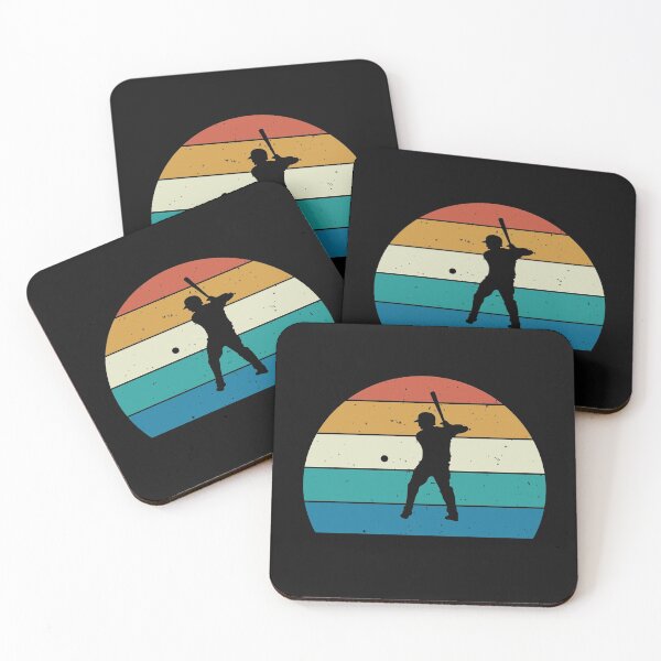 Item preview, Vintage Baseball Player Silhouette Sunset designed and sold by EstelleStar.