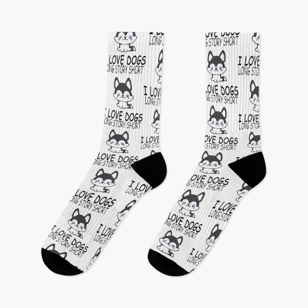 Item preview, Long story short, i love Dogs; cut dog designed and sold by samah82.