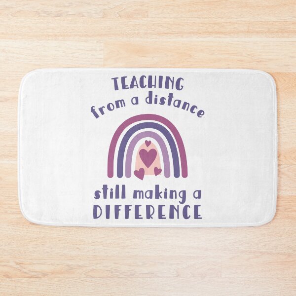 Item preview, Teacher Distance Learning / Teaching Online Rainbow Graphic design designed and sold by CreatedByHeidi.