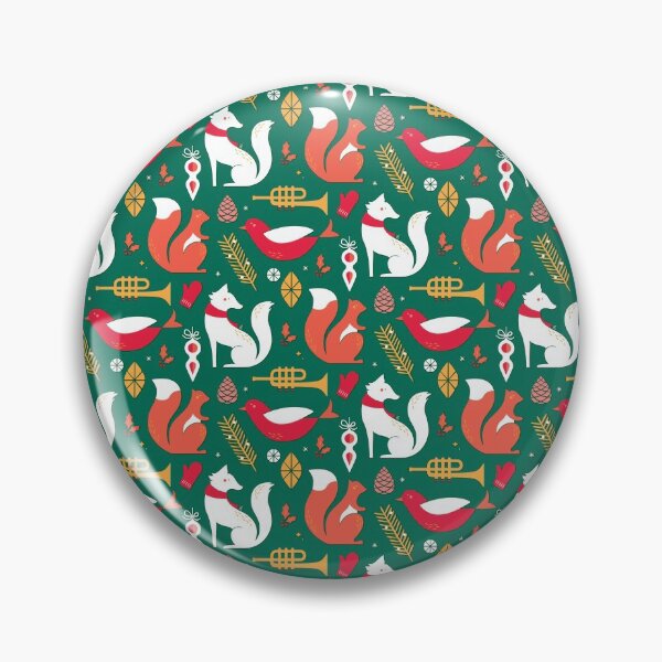 Item preview, Patrón de Navidad de animales de invierno designed and sold by 5thSeason.