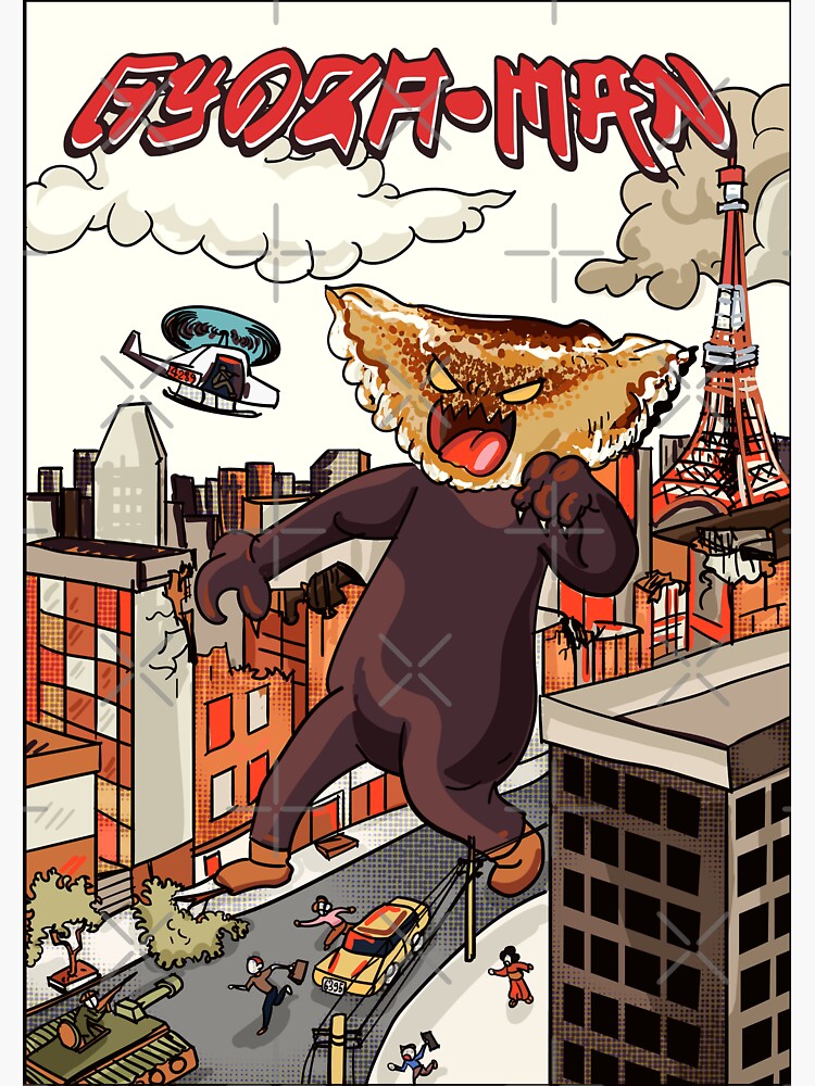 Thumbnail 3 of 3, Sticker, Gyoza-Man designed and sold by HanaDesign63245.