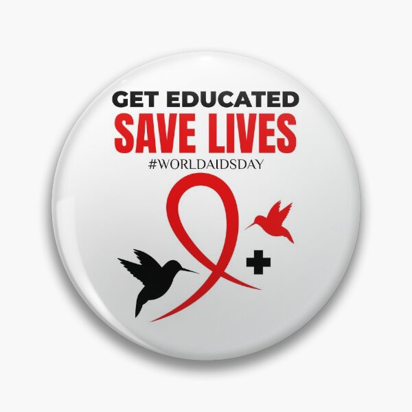 Item preview, Get Educated Save Lives World Aids Day  designed and sold by ChaseCoClothing.