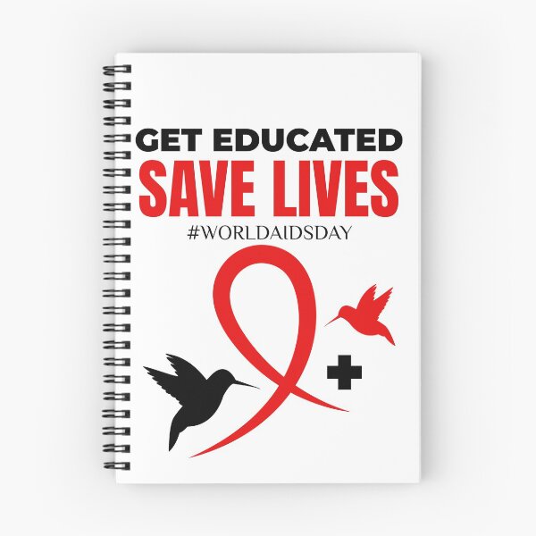 Item preview, Get Educated Save Lives World Aids Day  designed and sold by ChaseCoClothing.