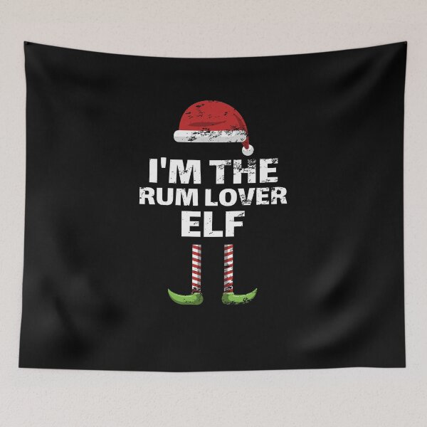 Item preview, Christmas rum lover elf matching group costume Retro Vintage designed and sold by Jeangel97.