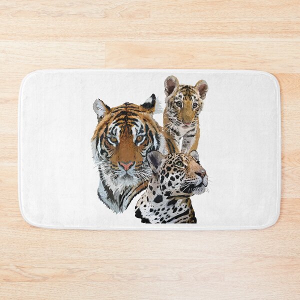 Item preview, Bengal tiger and jaguar designed and sold by obscurite.