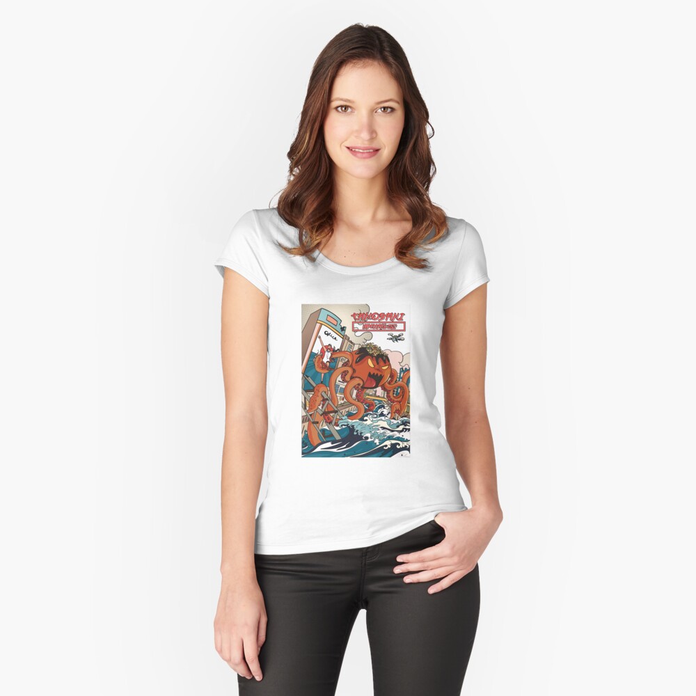 Item preview, Fitted Scoop T-Shirt designed and sold by HanaDesign63245.