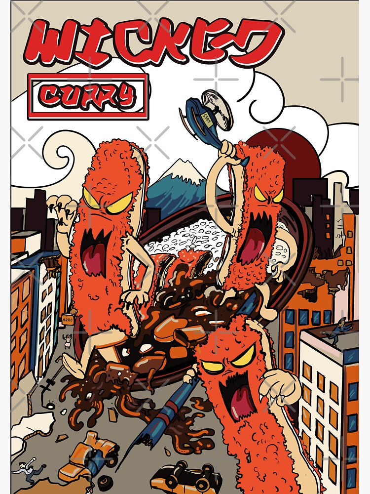 Thumbnail 3 of 3, Sticker, Wicked Curry designed and sold by HanaDesign63245.