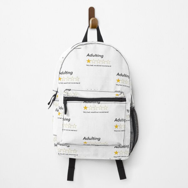 Item preview, Adulting Overrated / Funny Rating Saying Adult Quote Comment designed and sold by CreatedByHeidi.