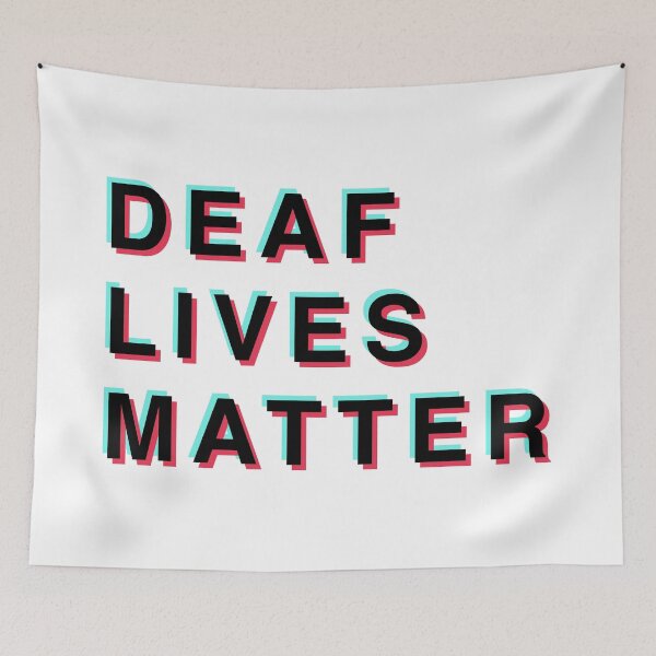 Item preview, Deaf Lives Matter - Hearing Impaired designed and sold by creativesupply.