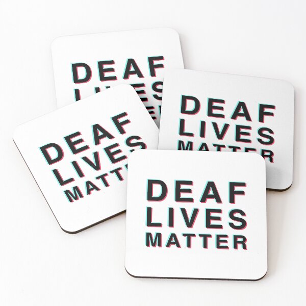 Item preview, Deaf Lives Matter - Hearing Impaired designed and sold by creativesupply.