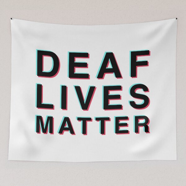 Item preview, Deaf Lives Matter - Hearing Impaired designed and sold by creativesupply.