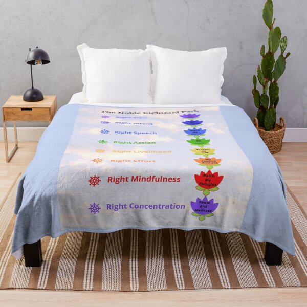 Item preview, Kids Playroom Noble Eightfold Path Wall Art Home Decor designed and sold by visual-samadhi.