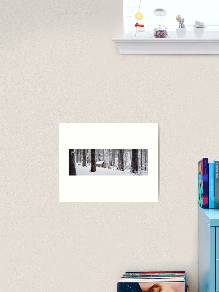 Thumbnail 2 of 3, Art Print, Tomahawk Hut, Mansfield, Victoria, Australia designed and sold by Chockstone.