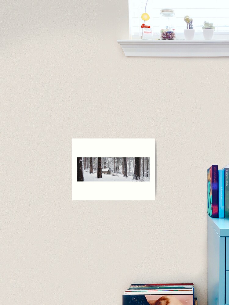 Thumbnail 2 of 3, Art Print, Tomahawk Hut, Mansfield, Victoria, Australia designed and sold by Chockstone.