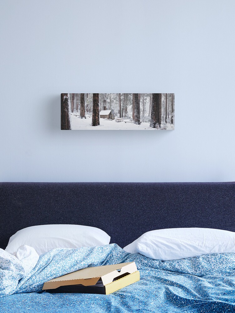 Thumbnail 2 of 3, Canvas Print, Tomahawk Hut, Mansfield, Victoria, Australia designed and sold by Chockstone.