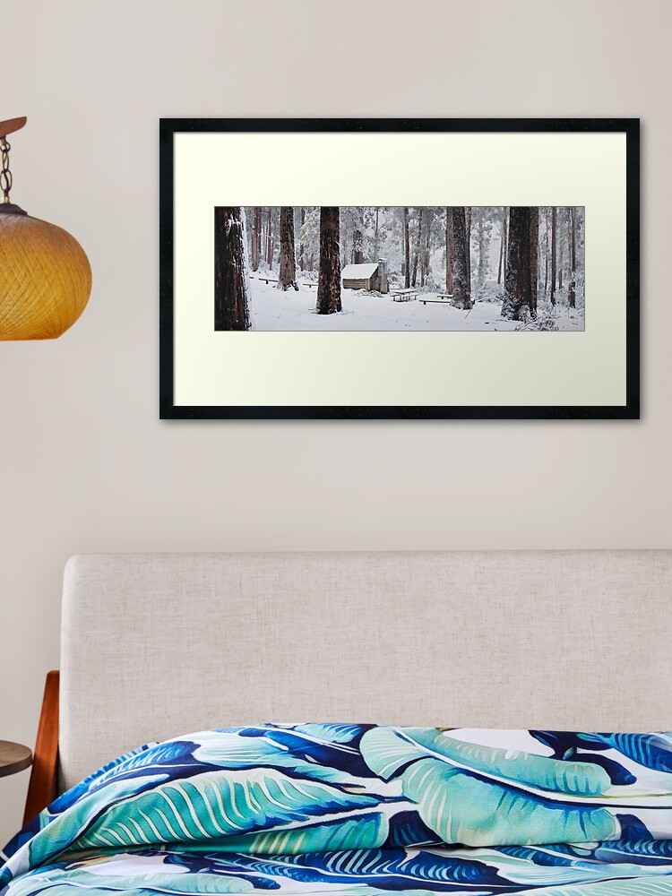Thumbnail 2 of 7, Framed Art Print, Tomahawk Hut, Mansfield, Victoria, Australia designed and sold by Chockstone.