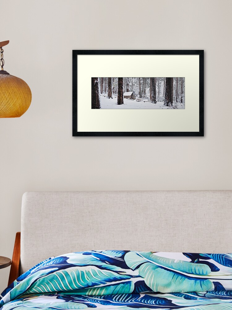 Thumbnail 2 of 7, Framed Art Print, Tomahawk Hut, Mansfield, Victoria, Australia designed and sold by Chockstone.
