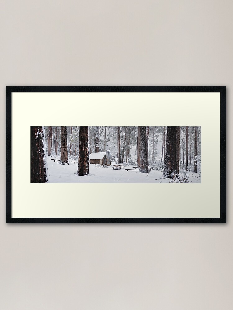 Thumbnail 1 of 7, Framed Art Print, Tomahawk Hut, Mansfield, Victoria, Australia designed and sold by Chockstone.