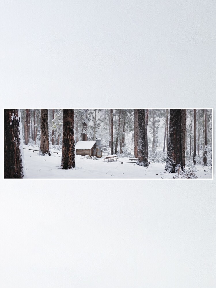 Thumbnail 1 of 3, Poster, Tomahawk Hut, Mansfield, Victoria, Australia designed and sold by Chockstone.